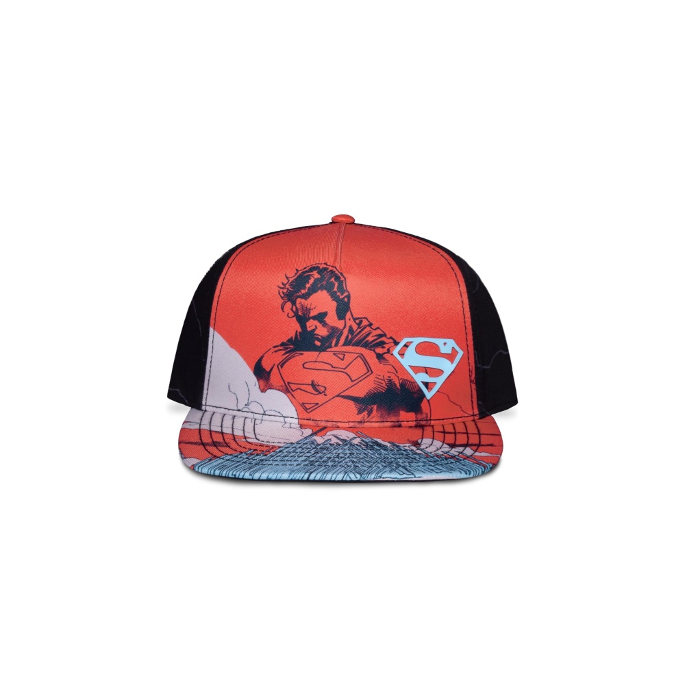 DC Comics Superman - TPU AOP Casquette Snapback - Noir